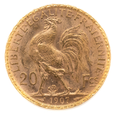 20 FRANCS MARIANE COQ - CAP OR NUMISMATIQUE TOULOUSE