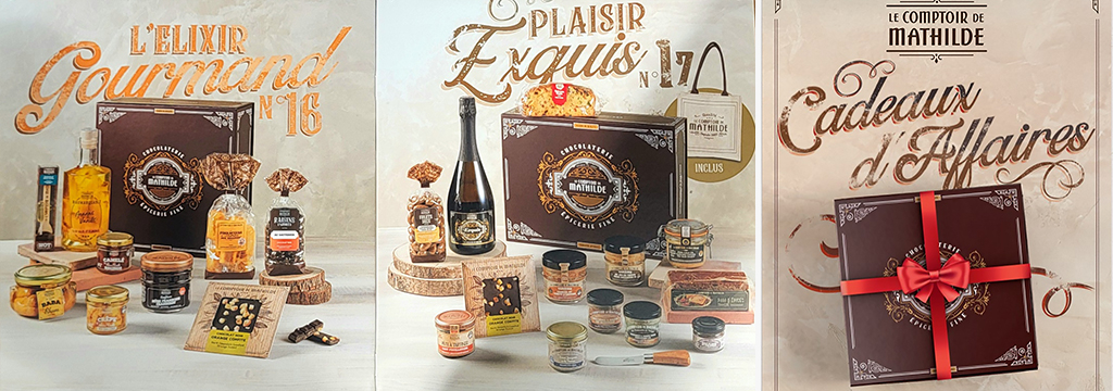 Comptoir de Mathilde Toulouse Labège met en avant son grand choix de cadeaux d'entreprise pour les Fêtes.
